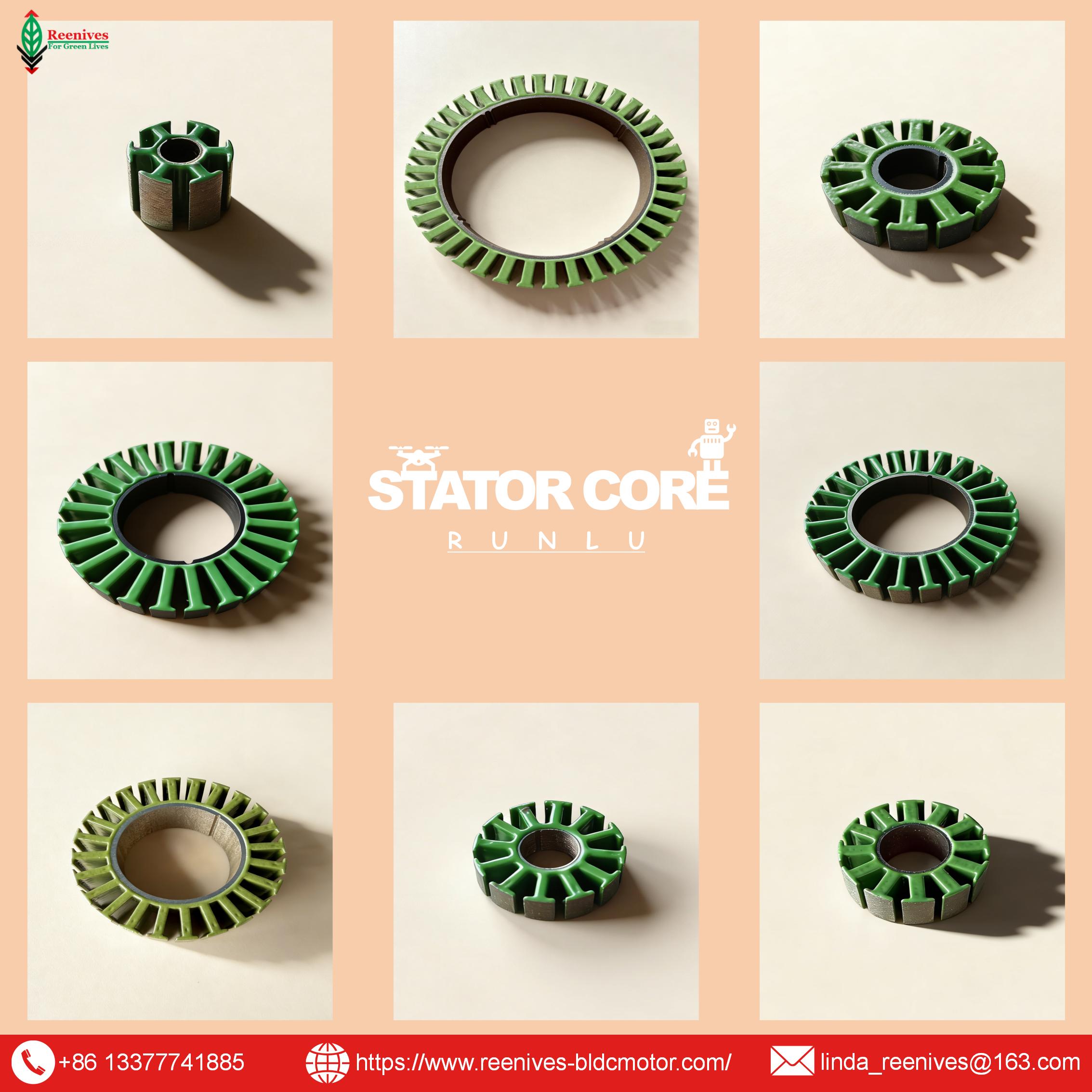 Precision brushless stator laminations for UAV & robotics. High torque density. ISO supplier. Get quote.